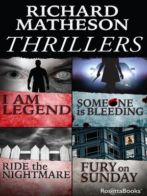 cover image of Richard Matheson Thrillers